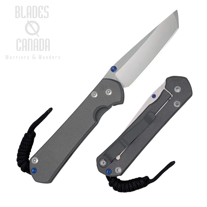(image for) Chris Reeve Small Sebenza 31 Tanto Framelock Folding Knife, Left-Handed, Magnacut SW, Titanium Sandblast, S31-1011